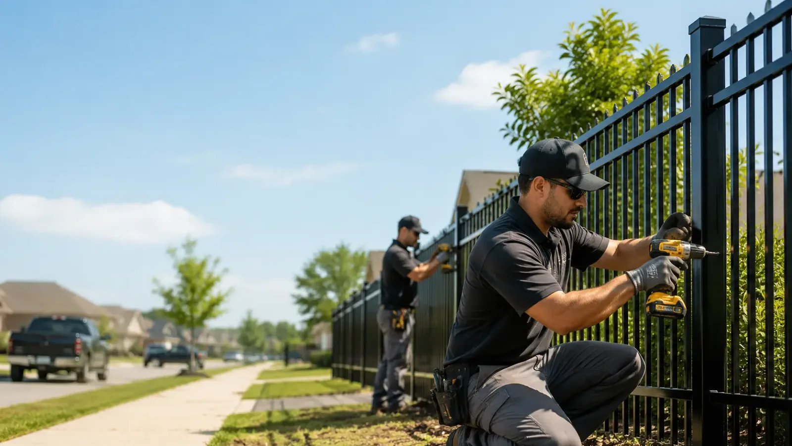 Metal Fence Installation in Carlsbad, TX